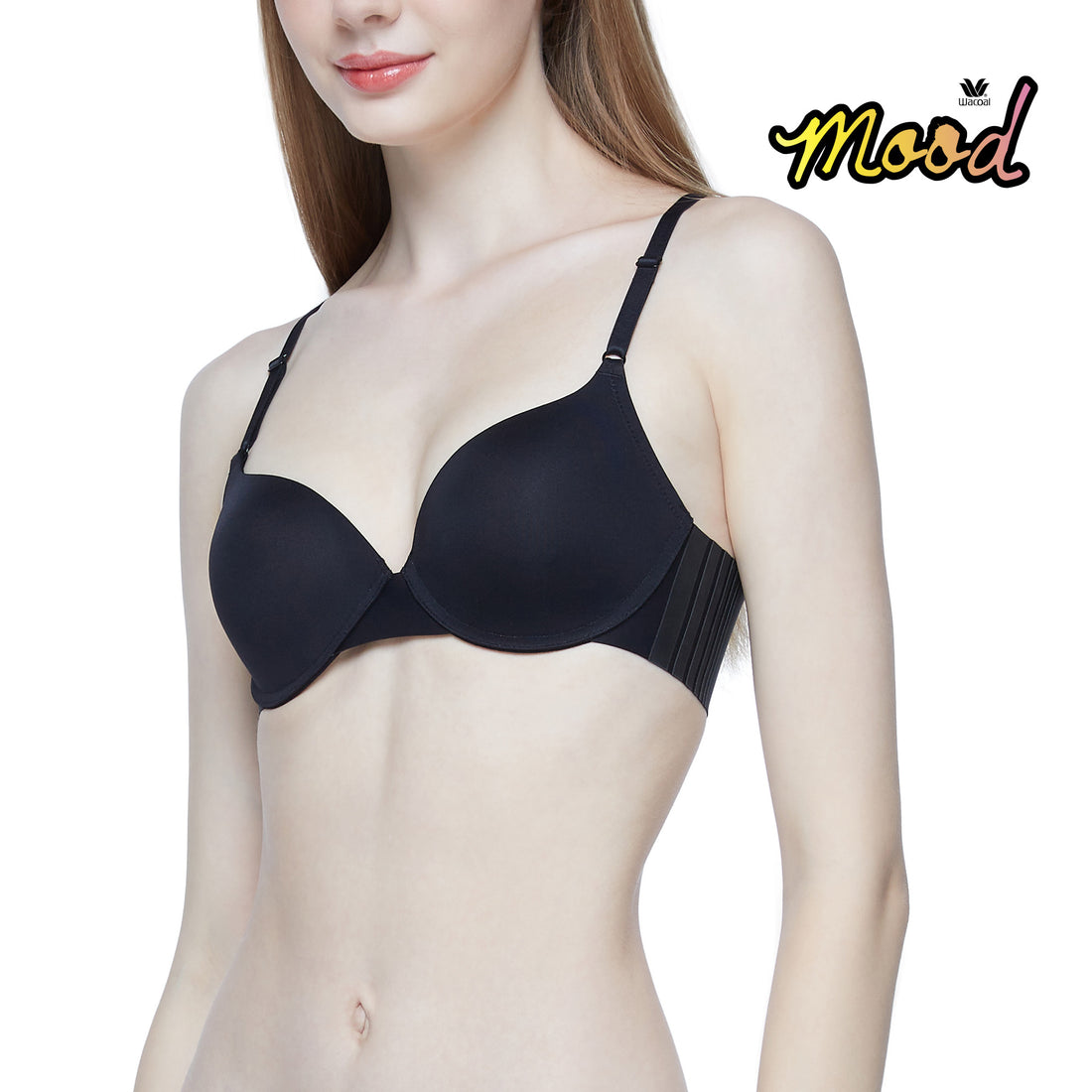 Wacoal Mood underwear for teenagers underwired bra model MM1H36 black (BL)