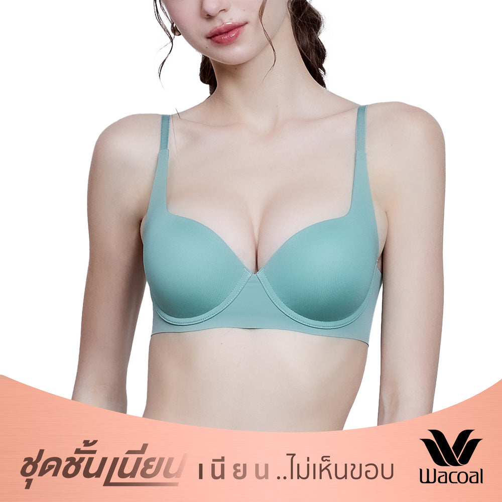 Wacoal บรามีโครง ที่สุดของความเนียน The Best of Wacoal รุ่น MM1H43 สีเขียว (PG)