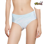 Wacoal Mood Summer Smoothie Bra, non-wired strapless bra, model MM1H46 (paired with panties, model MUMH46), blue (LT)