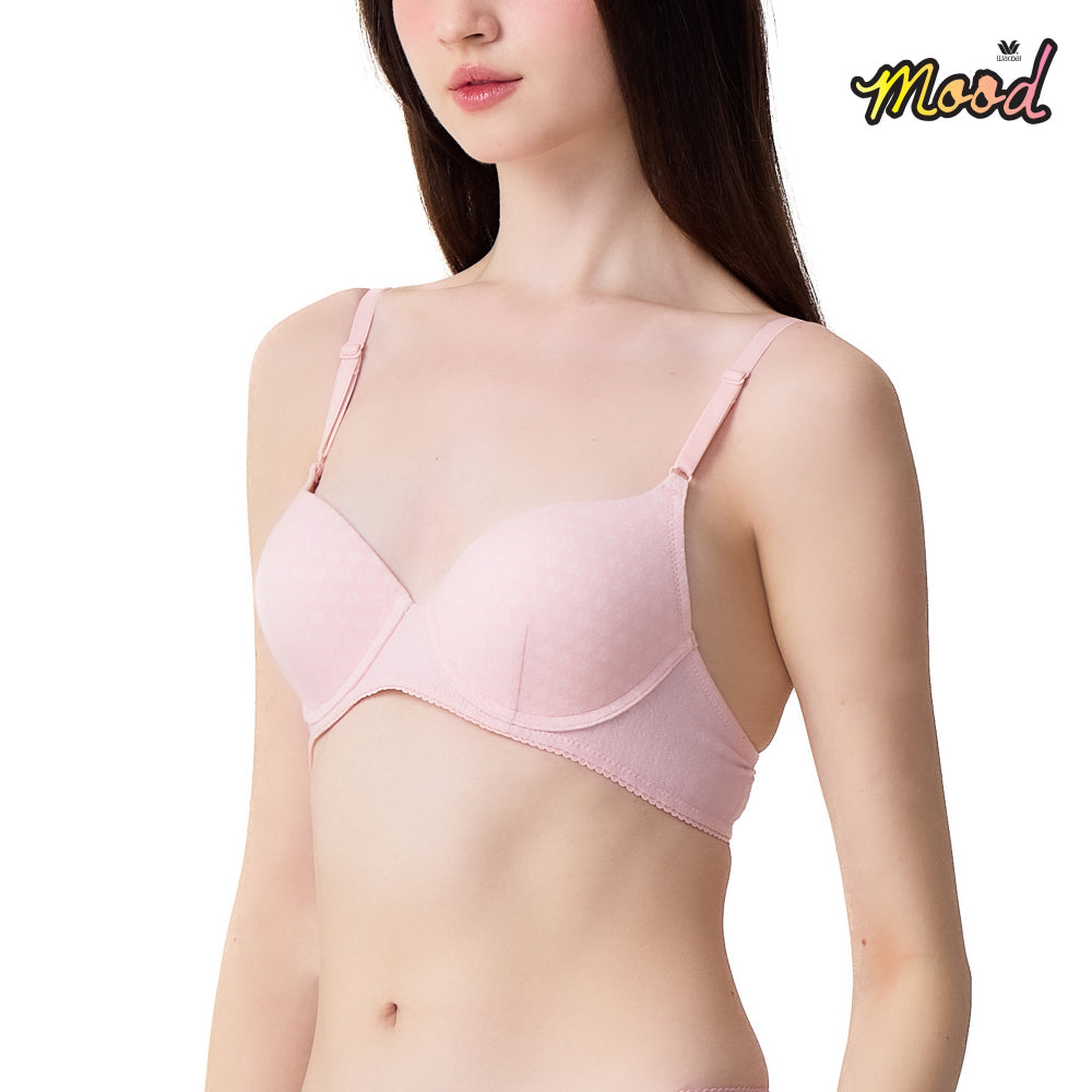 Wacoal Mood เสื้อชั้นในวัยรุ่น บรามีโครง รุ่น MM1H54 สีส้ม (OR)