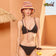 Wacoal Mood Beach & Bra Swimsuit Model MM1U10 (paired with swimsuit model MM6U10) black (BL)