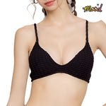 Wacoal Mood Beach & Bra เสื้อว่ายน้ำ รุ่น MM1U10 (เข้าคู่ กางเกงว่ายน้ำ รุ่น MM6U10) สีดำ (BL)
