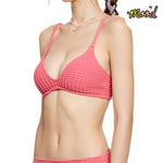 Wacoal Mood Beach &amp; Bra Swimsuit Model MM1U10 (paired with swimsuit model MM6U10) Pink (RP)