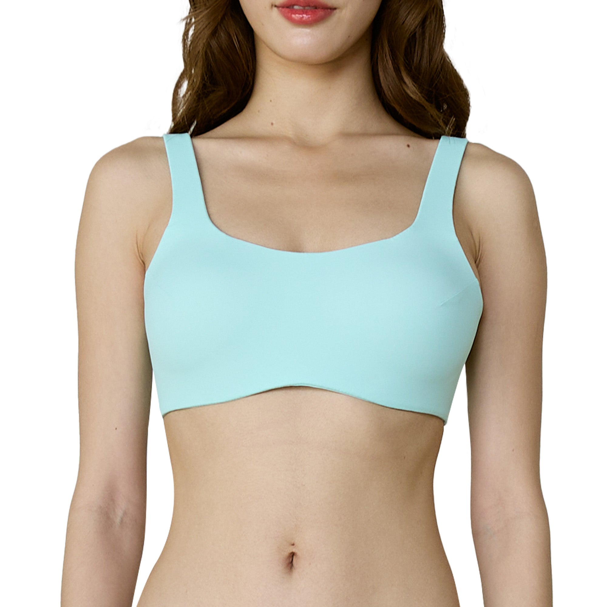 Wacoal Mood Smart Size ชุดชั้นในวัยรุ่น บราไร้โครง รุ่น MM1X84 เข้าคู่ (MUMX84) สีฟ้า (LT)