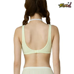 Wacoal Mood  Smart Size ชุดชั้นในวัยรุ่น บราไร้โครง รุ่น MM1X89 (เข้าคู่ MUMX89) สีเหลือง (YE)