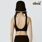 Wacoal Mood Smart Size teen underwear, sporty style, model MM1X93, black (BL)