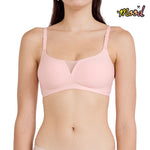 Wacoal Mood Smooth Bra, teenage underwear, seamless bra, model MM1F12, cream color (CR)