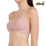 Wacoal Mood Smooth Bra, teenage underwear, seamless bra, model MM1F12, cream color (CR)