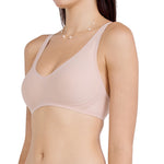 Wacoal Mood smooth underwear set, wire-free bra, smooth, thin foam, model MM1Y04, beige (BE)