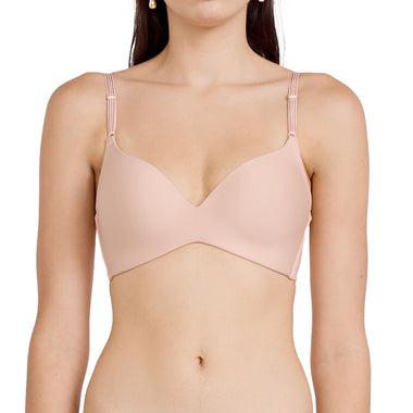 Wacoal Mood BUDDY BRA, your favorite bra, can be taken anywhere, easy to wear, easy to fold, easy to carry, model MM1Y05, black (BL)