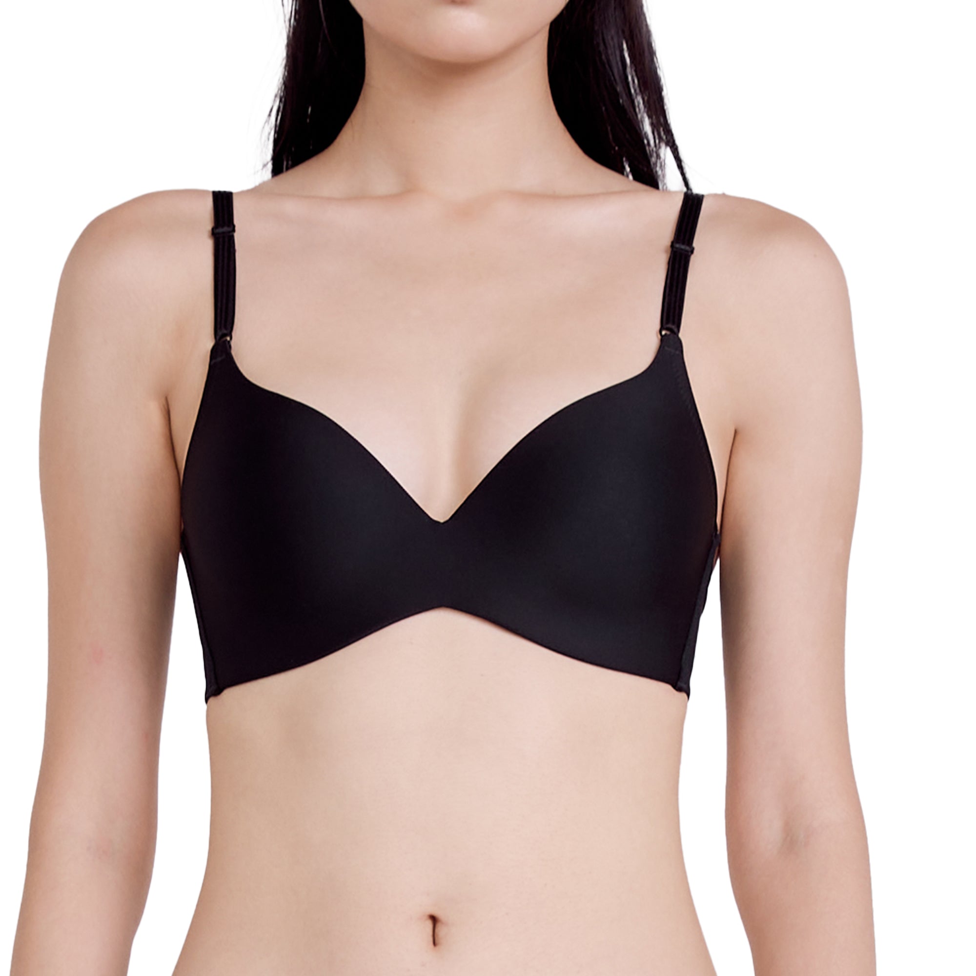 Wacoal Mood Buddy bra Smart Size ชุดชั้นในวัยรุ่น รุ่น MM1Y05 (กางเกงในเข้าคู่ รุ่น MUMY05) สีดำ (BL)