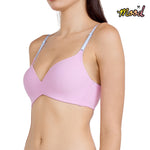 Wacoal Mood BUDDY BRA, your favorite bra, can be taken anywhere, easy to wear, easy to fold, easy to carry, model MM1Y05, black (BL)