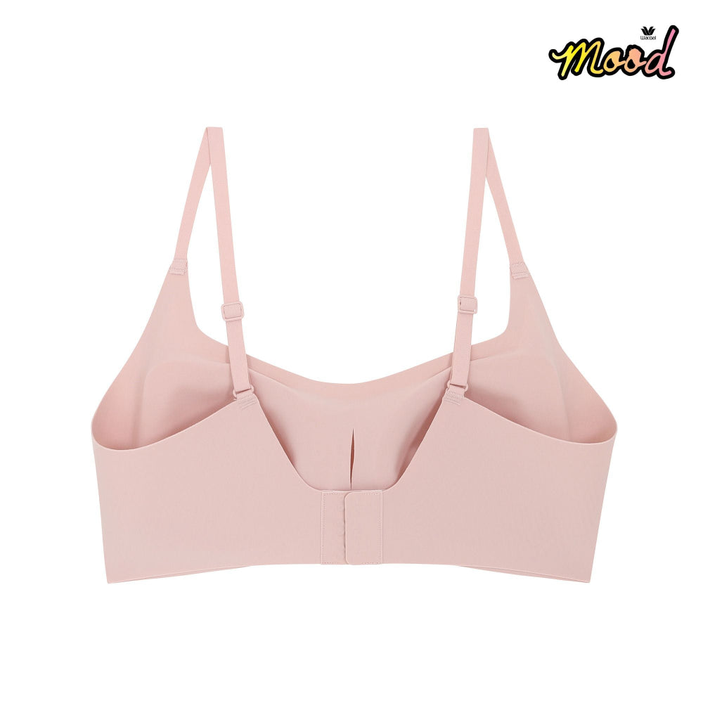Wacoal Mood ชุดชั้นเนียน บราไร้โครง รุ่น MM1Y23 สีชมพู (PI)