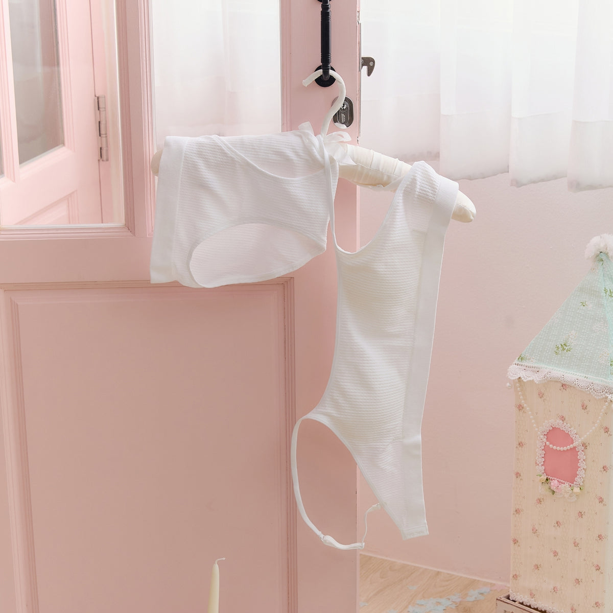 Wacoal Mood Comfy Bra ชุดชั้นในวัยรุ่น บราไร้โครง รุ่น MM1Y50 สีขาว (WH)