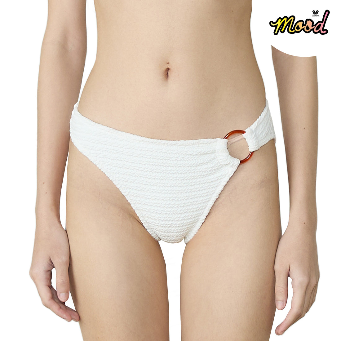 Wacoal Mood Beach &amp; Bra, Wacoal swim shirt, model MM1U07 (paired with swim trunks, model MM6U07), white (WH)