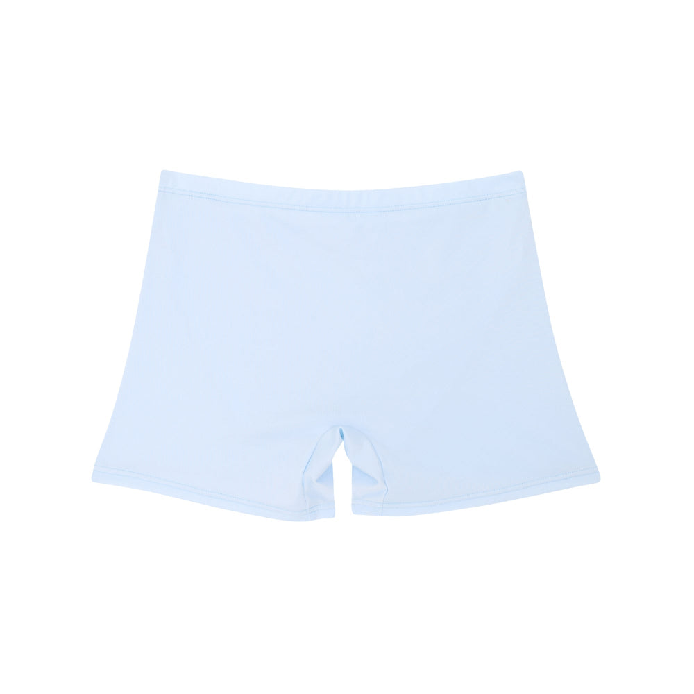 Wacoal Bloom Step 2 ชุดชั้นในสำหรับเด็ก เสื้อในเด็ก รุ่น WH6L32 เข้าคู่ กางเกงขาสั้นกันโป๊ รุ่น MU6L32 สีฟ้า (SX)