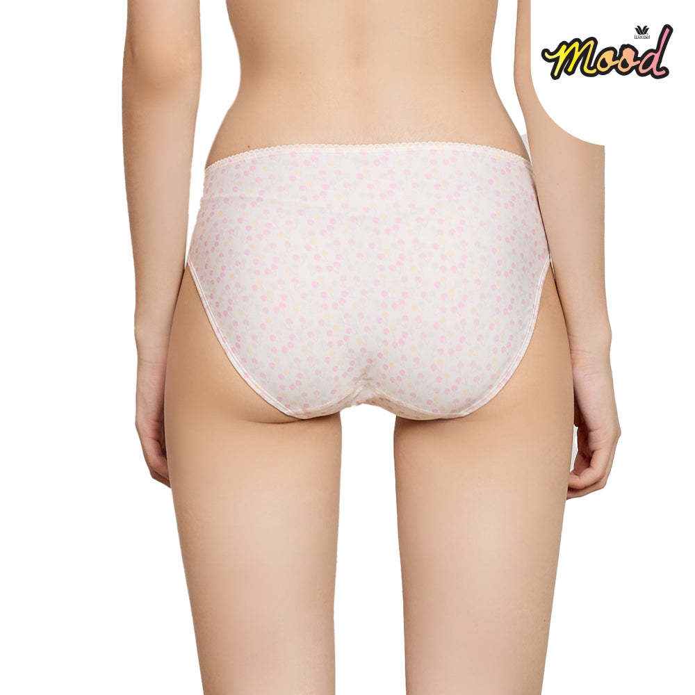 Wacoal Mood Summer Smoothie Bra บรามีโครง พิมพ์ลาย รุ่น MM1638 (เข้าคู่กางเกงใน รุ่น MUM638) สีครีม (IV)