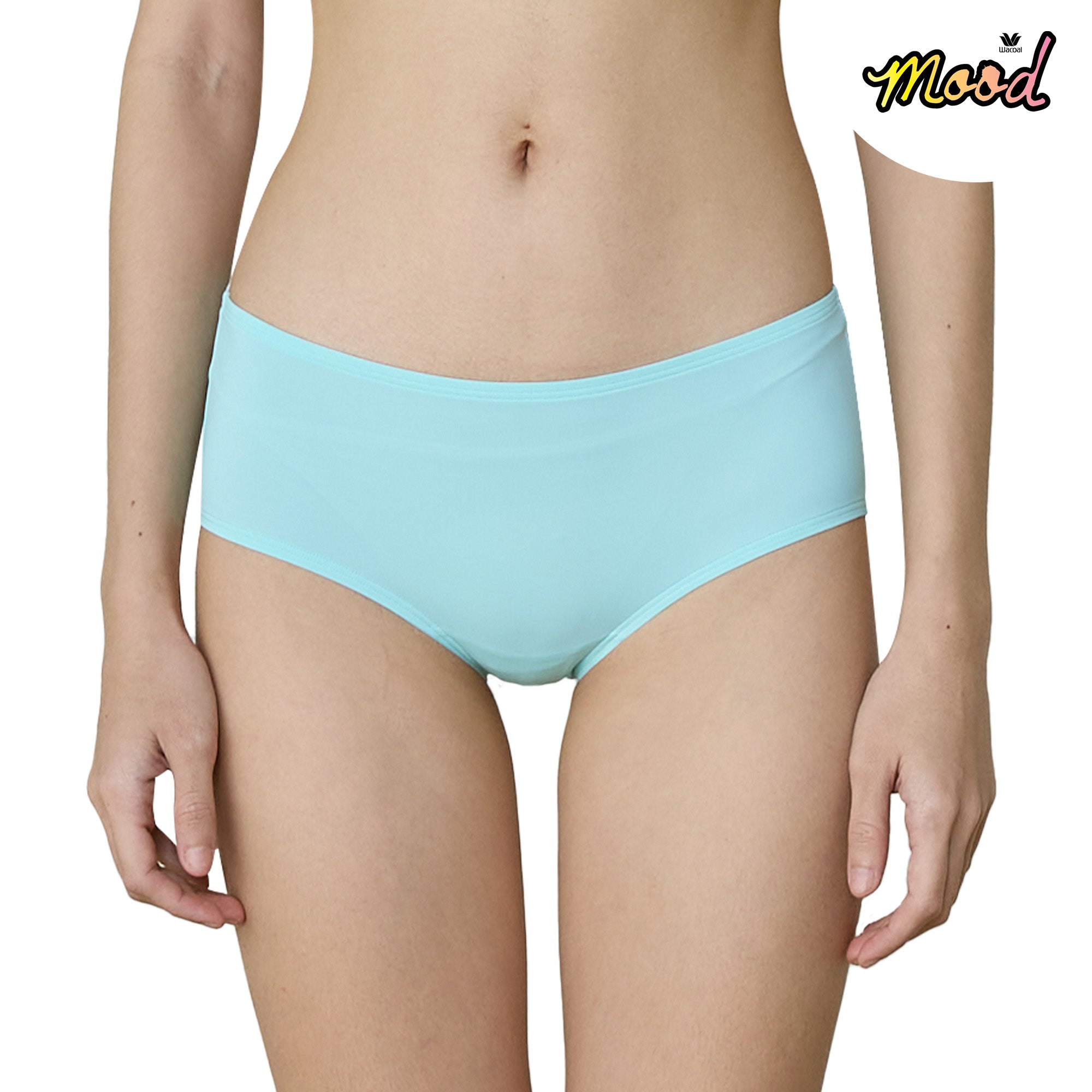 Wacoal Mood Smart Size ชุดชั้นในวัยรุ่น บราไร้โครง รุ่น MM1X84 เข้าคู่ (MUMX84) สีฟ้า (LT)