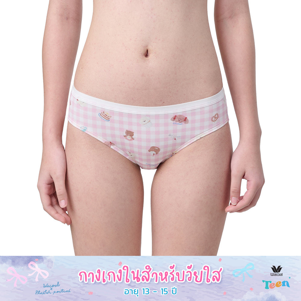 Wacoal Teen Panty กางเกงในเด็ก รุ่น MUT127 สีชมพู (PI)