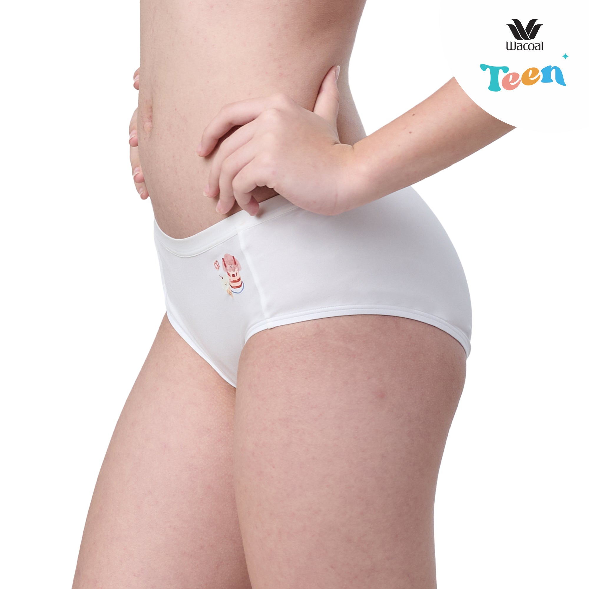 Wacoal Teen Panty กางเกงในเด็ก รุ่น MUT315 สีครีม (CR)