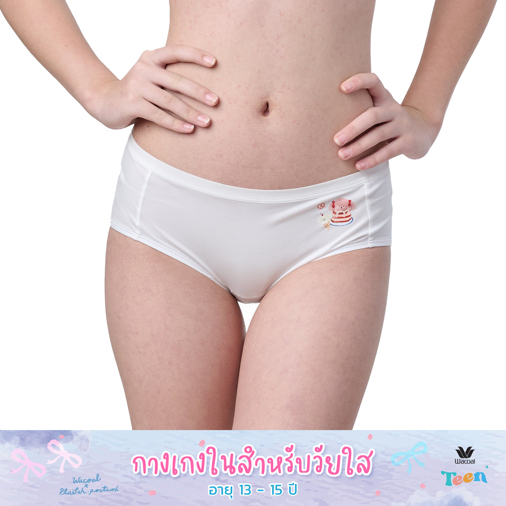 Wacoal Teen Panty กางเกงในเด็ก รุ่น MUT315 สีครีม (CR)