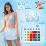 Wacoal ชุดชั้นเนียน บราไร้โครง เย็นสบาย Smart Size Easy Icy รุ่น WB3Y45 สีเบจ (BE)