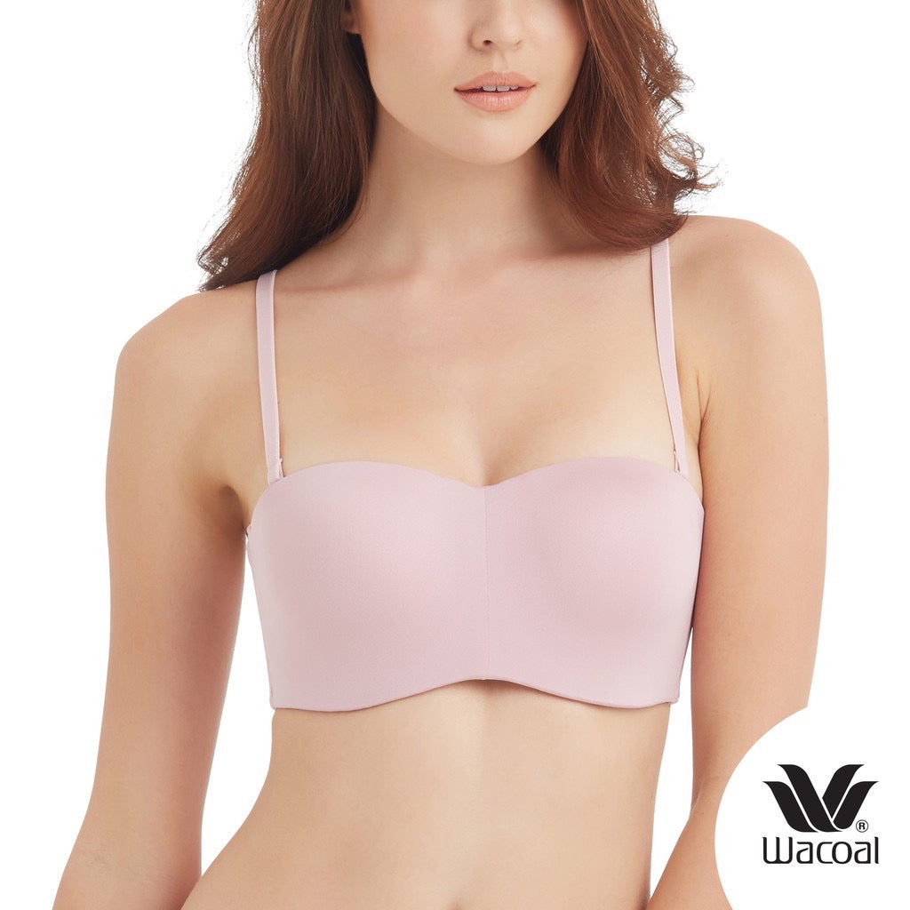 Wacoal Curve Diva บราเกาะอกเก็บกระชับ สาวคัพใหญ่ รุ่น WB7939  สีชมพูกุหลาบป่า (WR)