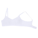 Wacoal Bloom Step 3 Children's Underwear, Plain Non-Wired Bra, Model WB1A11, White (WH)