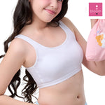Wacoal Bloom Step 3 children's underwear Children's underwire bras, pack of 2, plain, model WB1P02, white (WH)