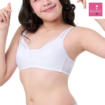 Wacoal Bloom Step 3 children's underwear Children's underwire bra, sporty design, model WB1Y01, white (WH)