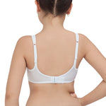 Wacoal Bloom Step 3 Children's Underwear, Non-wired Children's Bra, Plain Model WB1Y05, White (WH)