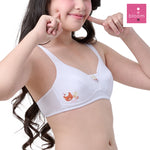 Wacoal Bloom Step 3 ชุดชั้นในสำหรับเด็ก เสื้อในเด็กลาย Plaifah.postcard รุ่น WB1Y12 สีขาว (WH)