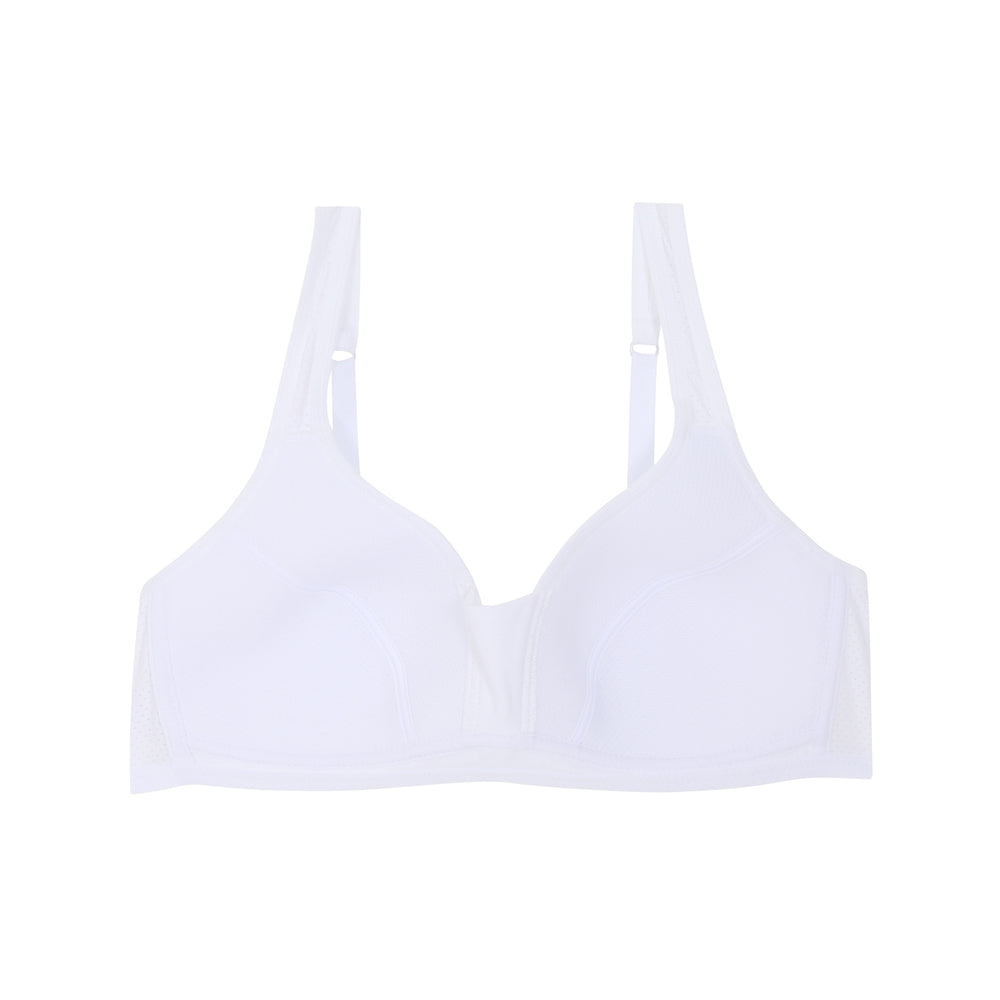 Wacoal Bloom Step 3 ชุดชั้นในสำหรับเด็ก เสื้อในเด็กไม่มีโครง รุ่น WB1Y14 สีขาว (WH)