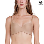 Wacoal Wireless Push Up Bra, Wacoal wireless bra, model WB3E14, Ovaltine color (OT)