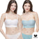 Wacoal Go Girls Smart Size Wavy Top, Wacoal strapless bra, 2 pieces, model WB3Y31/WB3231, beige (BE)-blue (LT)