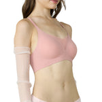 Wacoal smooth underwear, wireless bra, Smart Size, padded foam, model WB3Y32, brown (BR)