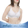 Wacoal smooth underwear set, wireless bra, Smart Size, padded foam, model WB3Y32, pink (PI)