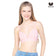 Wacoal Go Girls Smart Size Sexy Look Wacoal wireless bra, model WB3Y37, light pink, graphic pattern (OR)