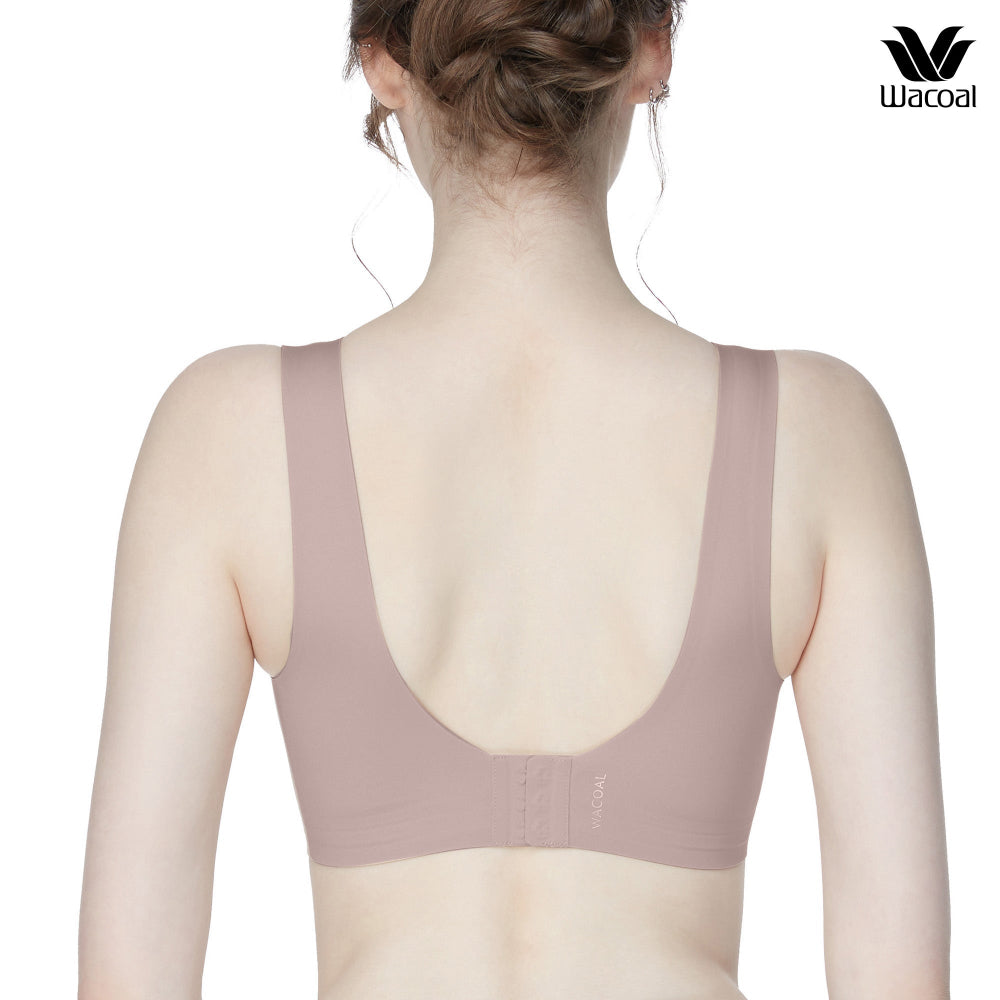 Wacoal Smart Size บราไร้โครง ฟองน้ำบาง 8 มิล รุ่น WB5Y02 สีน้ำตาล (BR)