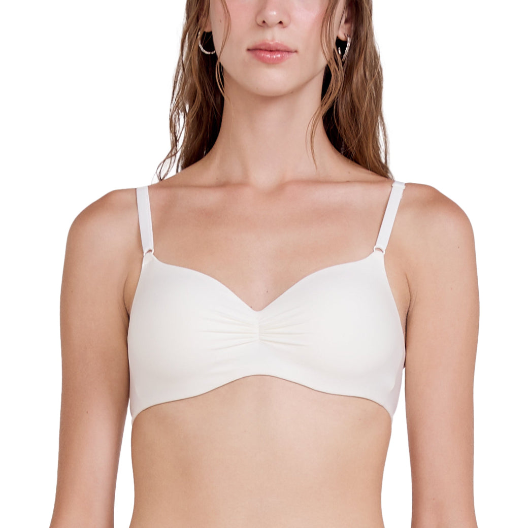 Wacoal Go Girls Smart Size Easy Matching Bra บราไร้โครงวาโก้ รุ่น WB3Y41 สีครีม (CR)