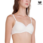 Wacoal Go Girls Smart Size Easy Matching Bra บราไร้โครงวาโก้ รุ่น WB3Y41 สีครีม (CR)