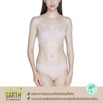 Wacoal Push Up Bra บรามีโครง เสริมฟองน้ำบาง 8 มม. (บราและกางเกงใน) รุ่น WB5P03+MU5P03 สีเบจ (BE)