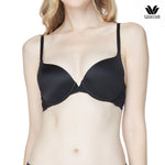 WACOAL Flexi Support Rubber เคล็ดลับคัพสวย 24 hrs. รุ่น WB5P06 สีดำ (BL)