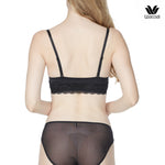 WACOAL Flexi Support Rubber เคล็ดลับคัพสวย 24 hrs. รุ่น WB5P06 สีดำ (BL)