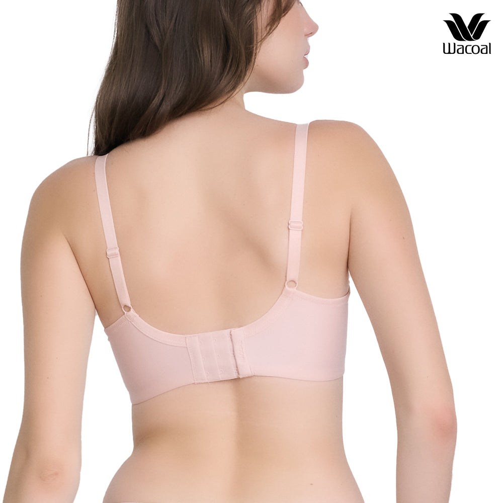 Wacoal บรามีโครง เสริมฟองน้ำบาง 8  มิล รุ่น WB5P26 สีเบจ (BE)