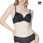 WACOAL Flexi Support Rubber Beautiful Cup Tips 24 hrs. Model WB5P35, black (BL) 