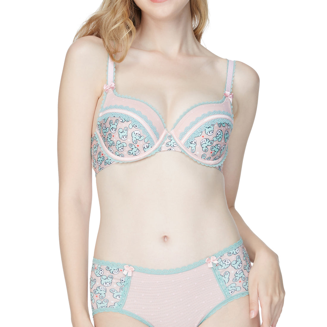 Wacoal Candy Wrapper bra with underwire, thin sponge, 8 mm, model WB5P86 (paired with MU5P86), beige (BE)