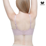 Wacoal Wacoal underwear, beautiful, comfortable, good shape, no underwire, model WB5X35, wild rose pink (WR)