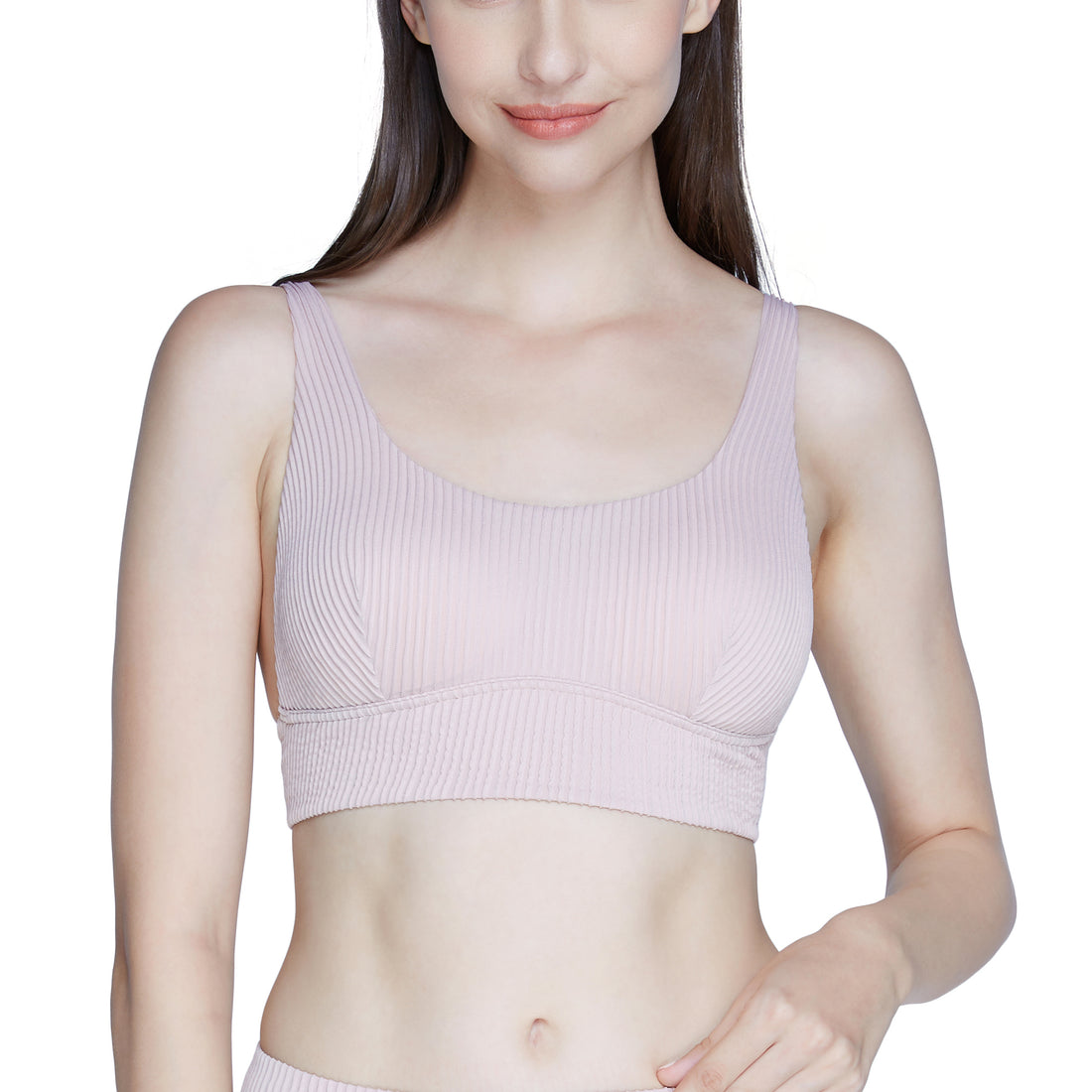 Wacoal Smart Size Bra, wireless bra, easy to choose and comfortable to wear. (Bra and panties) Model WB5X53+MU5X53 Beige (BE)