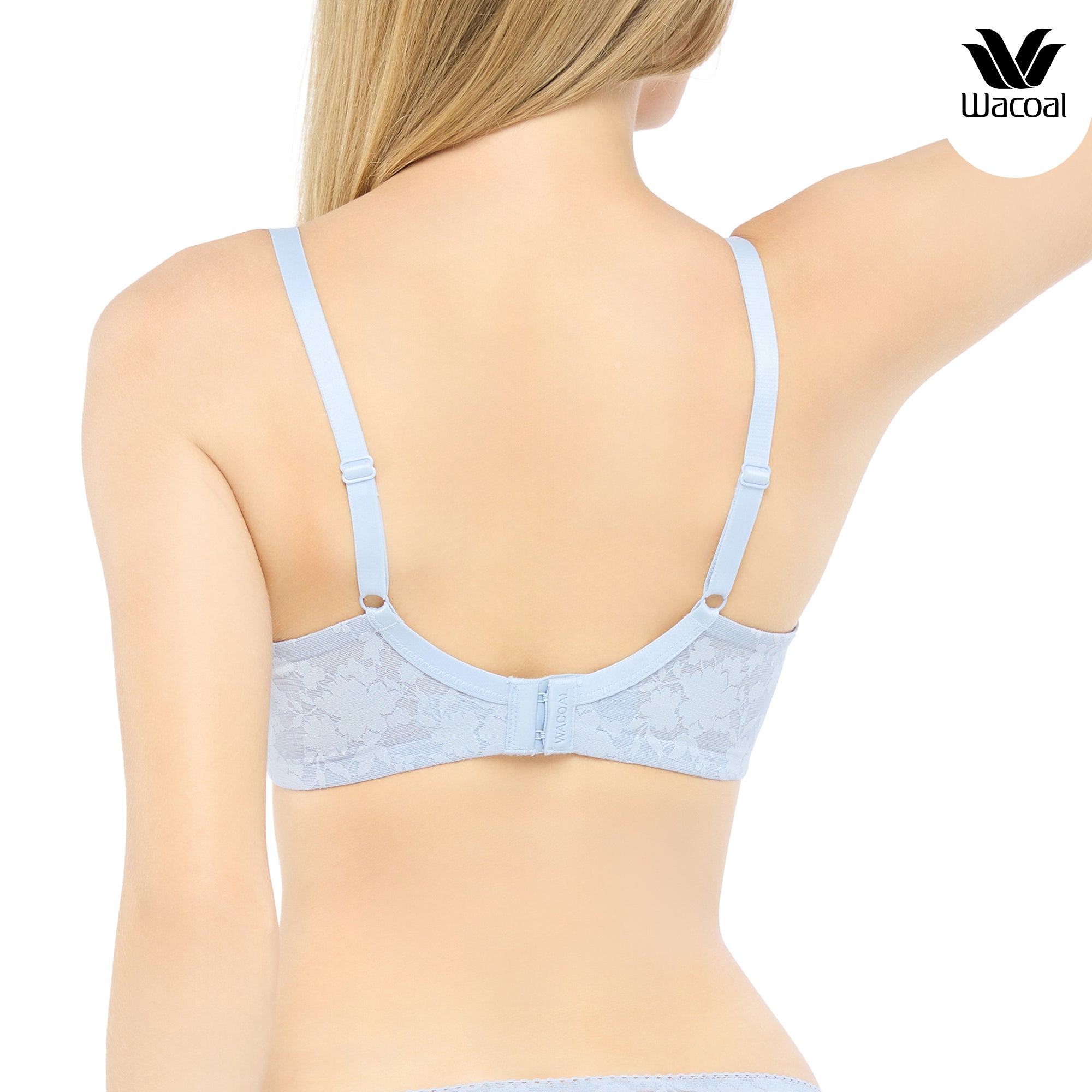 SOFT FLEX  มีดีมากกว่านุ่มบราไร้โครง ฟองน้ำบาง 10 มิล รุ่น WB5X59 สีม่วงนวล (VM)